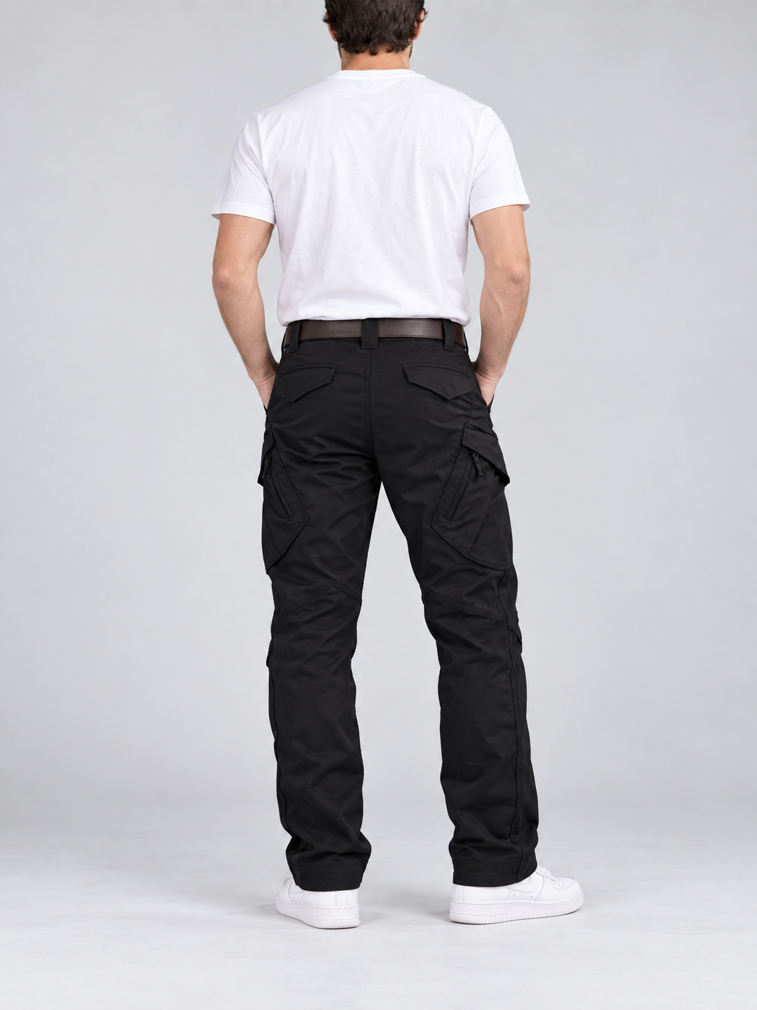 Men's Tactical Cargo Pants with Multi-Pocket Design
